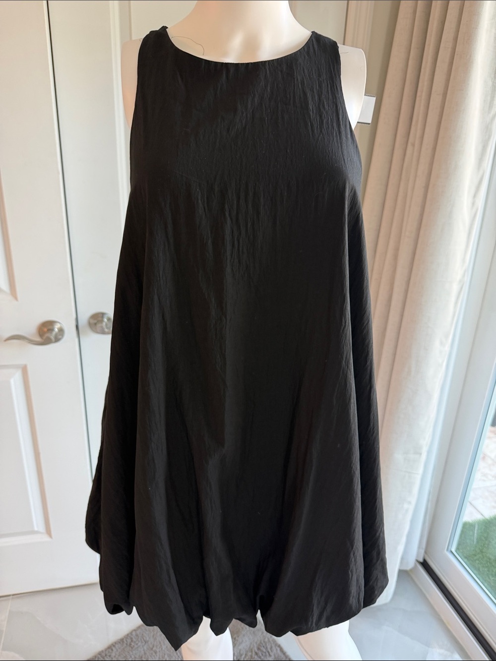 Lush from Nordstrom  Black Bubble Hem dress